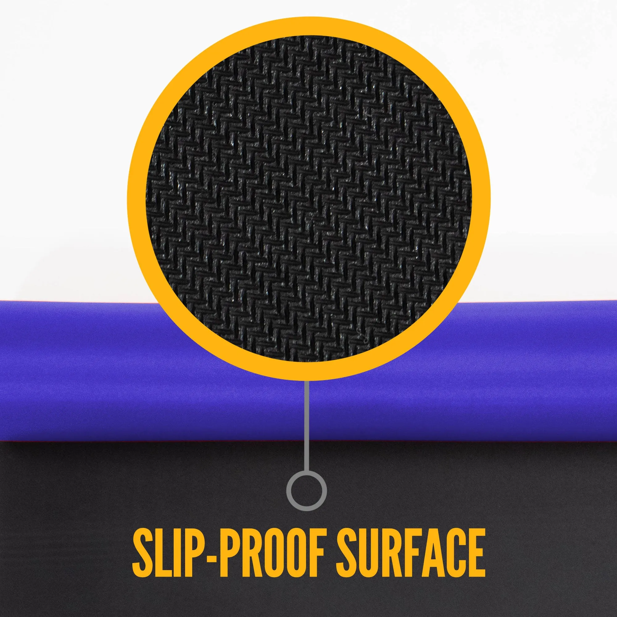 27" x 20' Neoprene Floor Runner - Blue