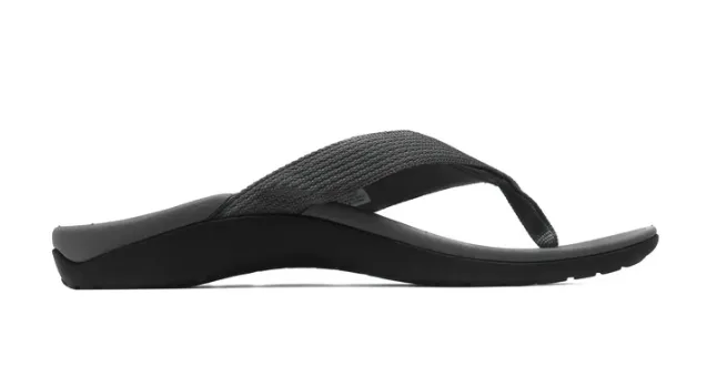Axign Premium Orthotic Flip Flops with Arch Support – Grey (Womens)