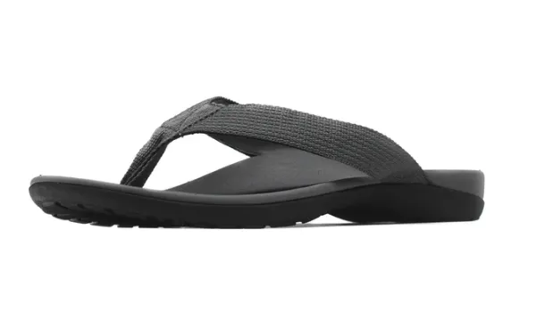 Axign Premium Orthotic Flip Flops with Arch Support – Grey (Womens)