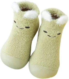 Baby Walking Shoes,Baby Walking Shoes Sock Shoes Non-Slip Prewalker Shoes Soft Indoor Kawaii Shoes 0-3 Years