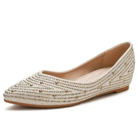 Belifi Versatile Diamond Slope Heel Comfortable Doudou Shoes
