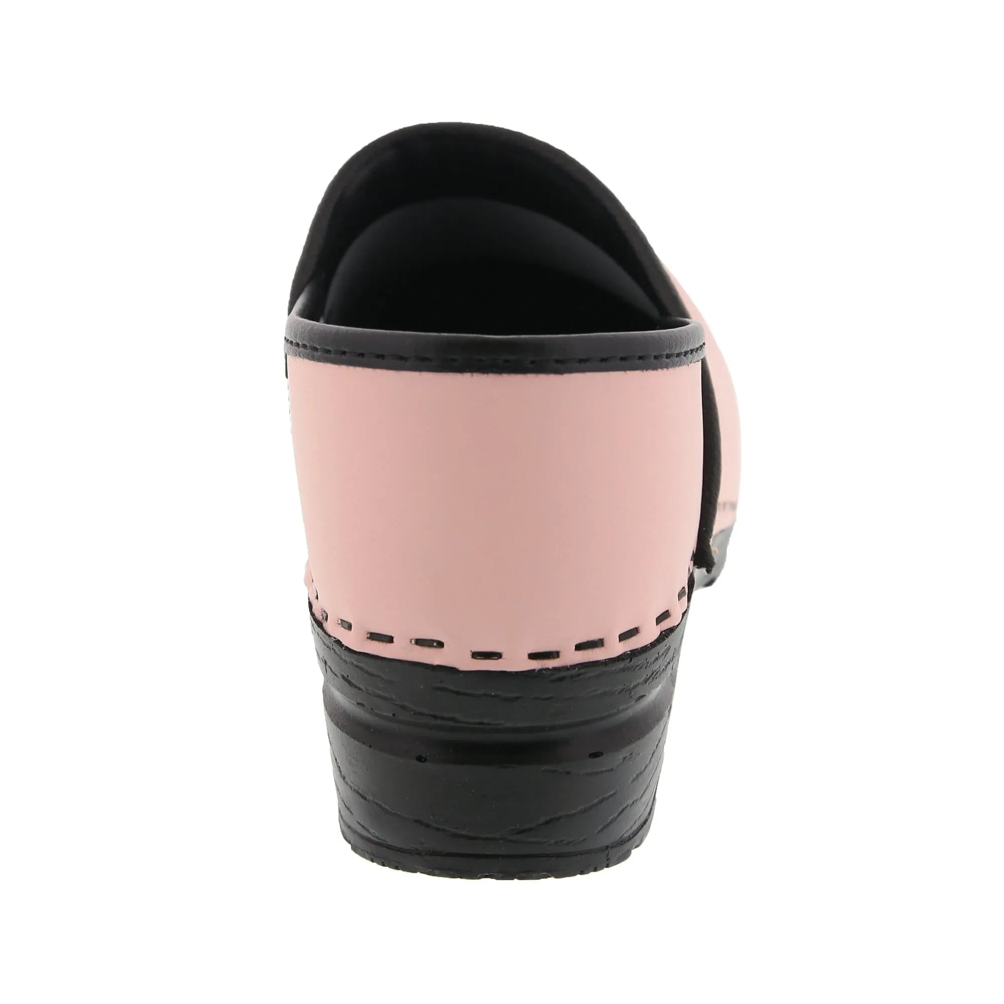 BJORK Professional ELLA Pink Leather Clogs - CLOSEOUT