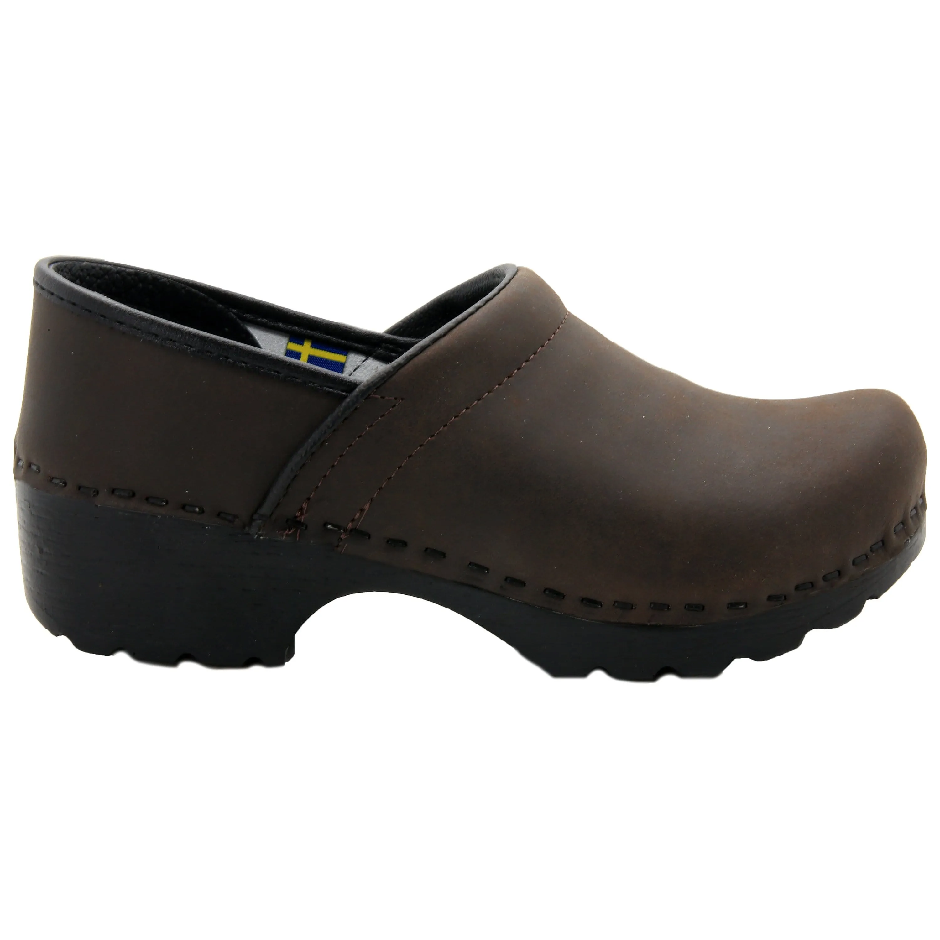 BJORK Women's Swedish Professional Oiled Leather Clogs