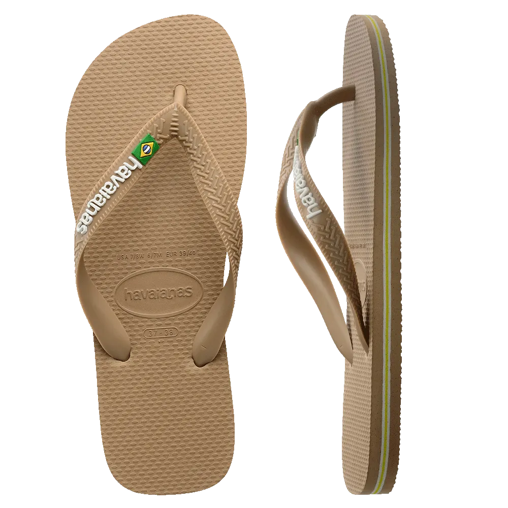 Brazil Logo Flip Flops