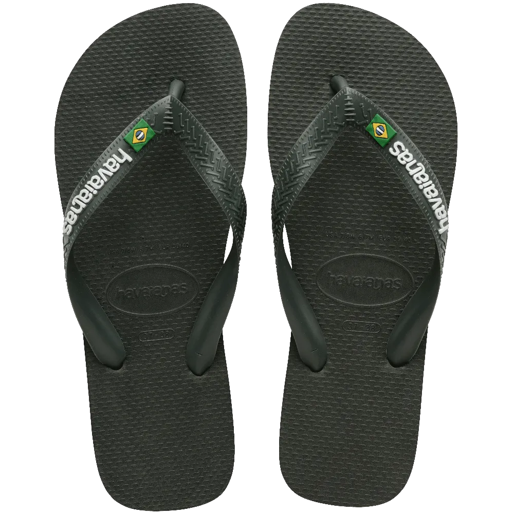 Brazil Logo Flip Flops