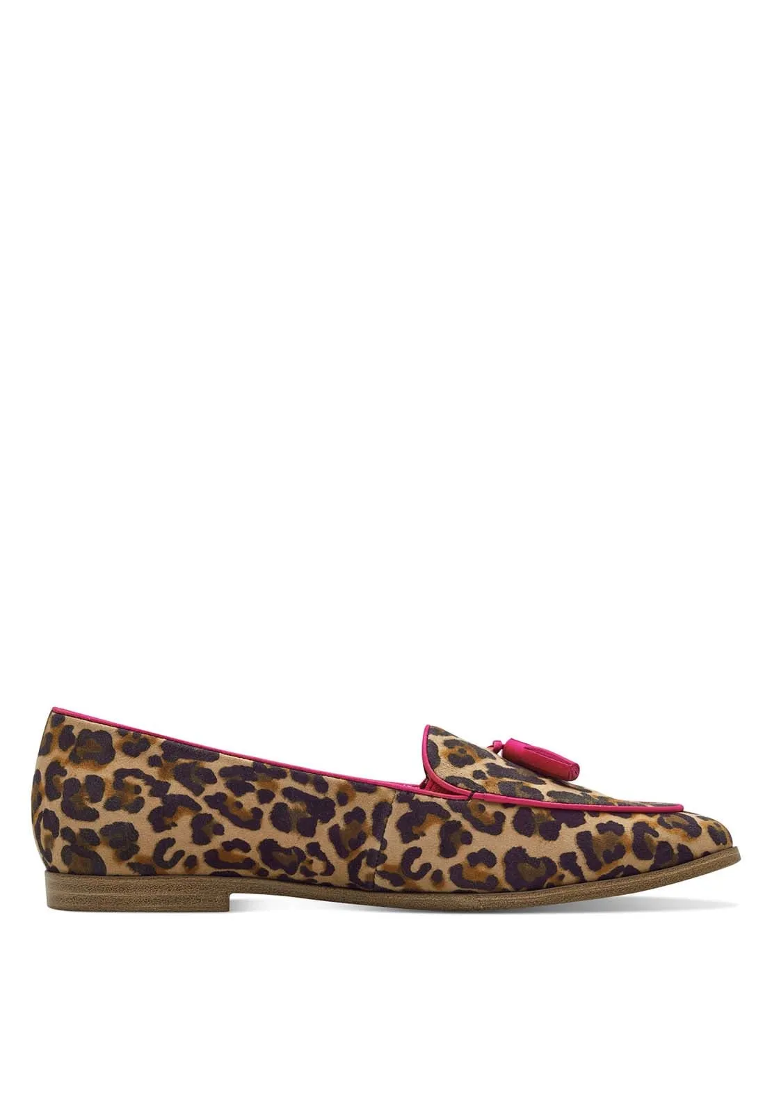 Flat Loafer Shoe - Leopard Comb