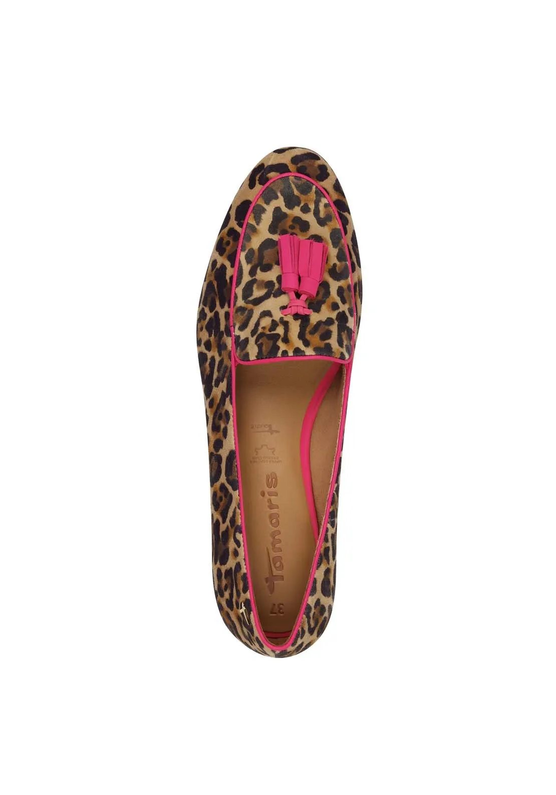Flat Loafer Shoe - Leopard Comb