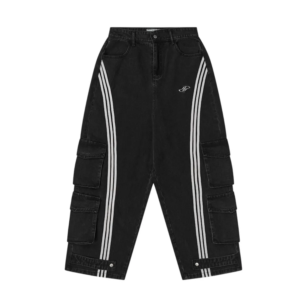 Functional Pocket Loose Denim