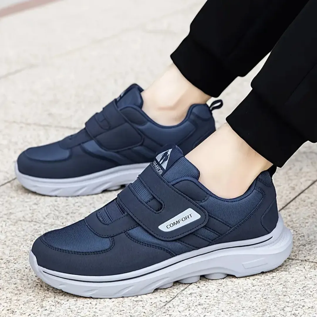 GRW Ortho Men Shoes UltraLight Comfortable Velcro Strap Walking Shoes