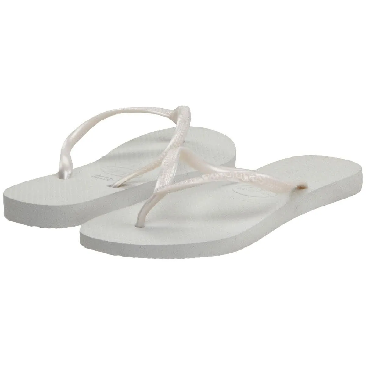 Havaianas Slim Thongs - White