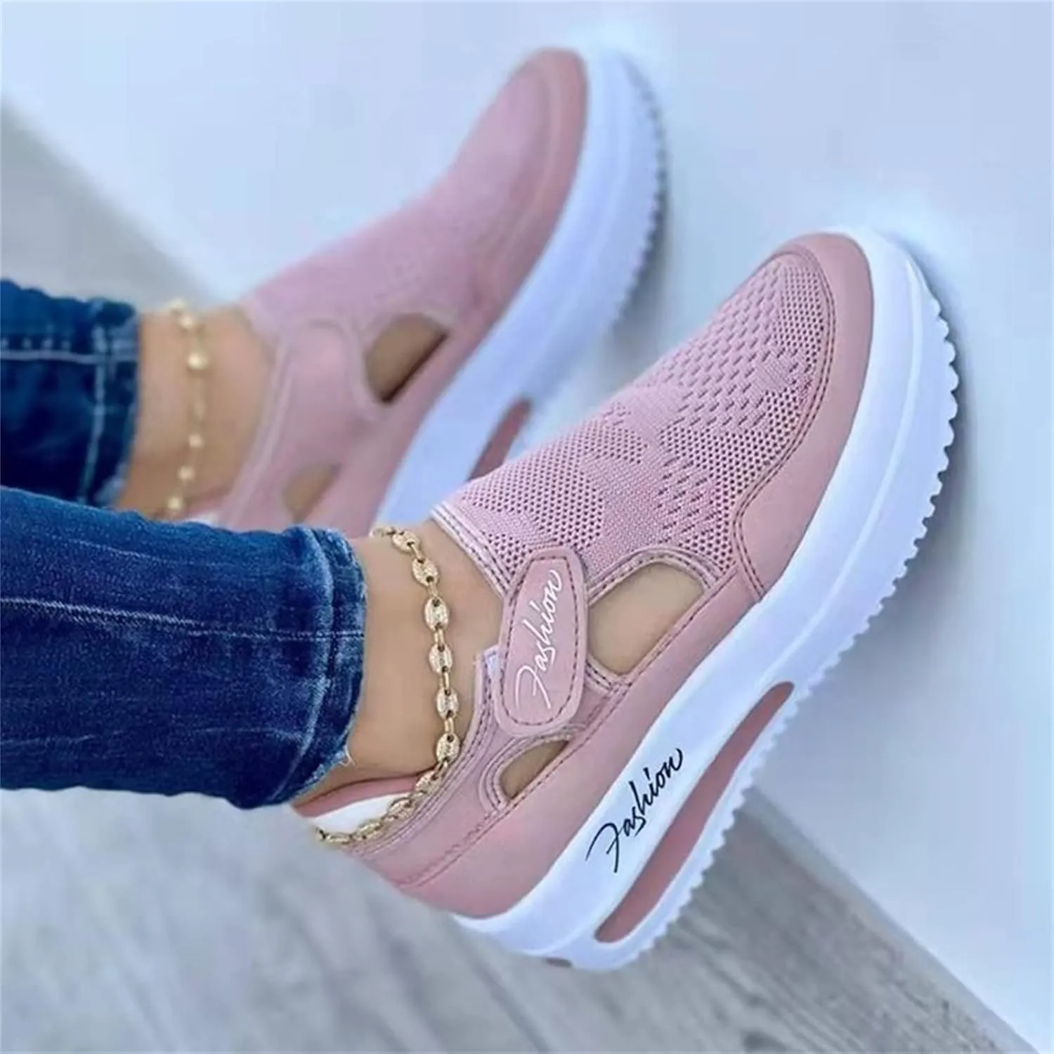 Ladmiple Womens Shoes Dressy Casual Loafers Leather Sneakers Lace Up Fashion Comfortable Slip On Platform Walking Shoes