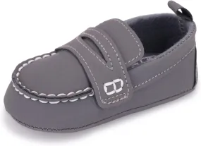 LONSOEN Baby Boys Girls Penny Loafers Infant Toddler Moccasins Soft Soles Dress Shoes