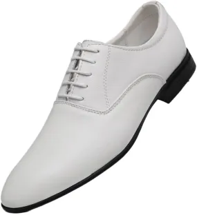 Mens Derby Shoes Elegant Luxury Classic Lace Up Low Top Leather Business Casual Loafers Patent Leather Formal Dress Shoes