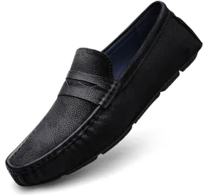 Mens Loafers Square Toe Nubuck Leather Penny Driving Loafers Comfortable Anti-Slip Slip Resistant Outdoor Prom Slip-ons Mens Loafers Square Toe Nubuck Leather Penny Driving Loafers Comfortable Anti-Slip Slip Resistant Outdoor Prom Slip-ons