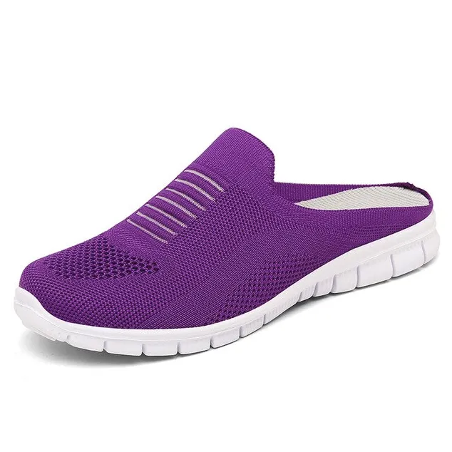 Nanccy Summer Casual Slip On Half Shoes Summer Casual Mesh Comfortable Shoes