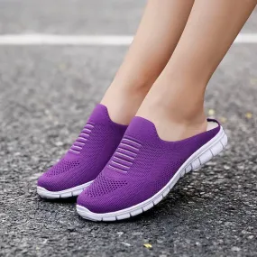 Nanccy Summer Casual Slip On Half Shoes Summer Casual Mesh Comfortable Shoes