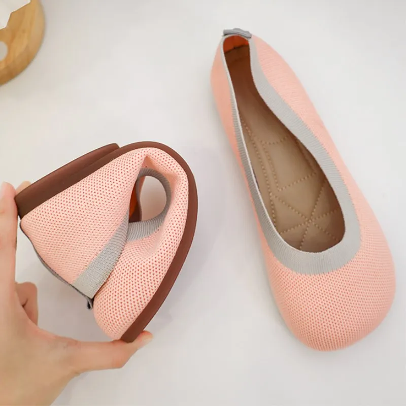 Nanccy Weaving Breathable Loafers  Comfortable Walking Casual Flats Shoes WF06