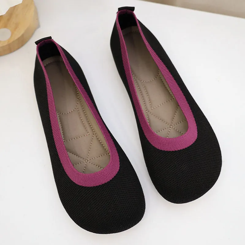 Nanccy Weaving Breathable Loafers  Comfortable Walking Casual Flats Shoes WF06