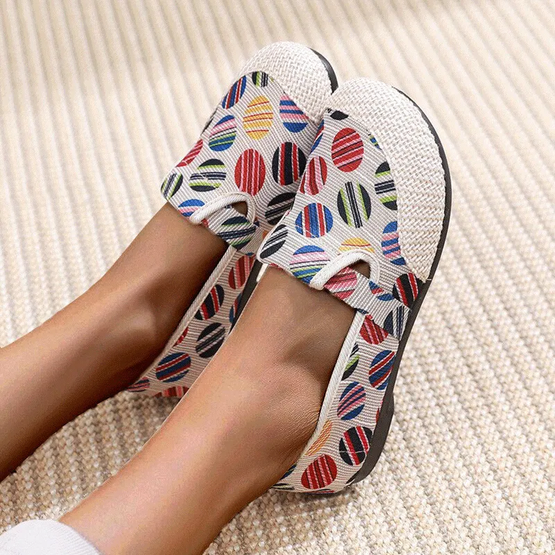 Nanccy Weaving Breathable Loafers  Comfortable Walking Casual Flats Shoes WF09