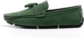 New Mens Loafers Shoe Nubuck Leather Tassel Penny Driving Loafers Anti-Slip Lightweight Flexible Outdoor Slip-on