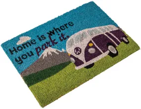 Quest Home Is Where Park It - Camper Van Coir Door Mat