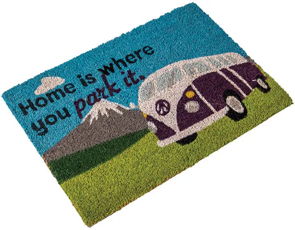 Quest Home Is Where Park It - Camper Van Coir Door Mat