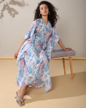 Radiant long kaftan dress