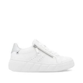 Rieker Sport Ladies Flatform Zip Side Sneaker