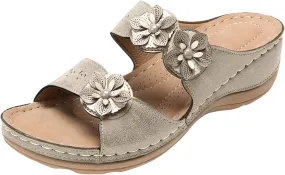 Sandals for Women Orthopedic Wedge Sandals Dressy Summer Walking Shoes Arch Support Slippers Walking Shoes2 Sandals for Women Orthopedic Wedge Sandals Dressy Summer Walking Shoes Arch Support Slippers Walking Shoes2