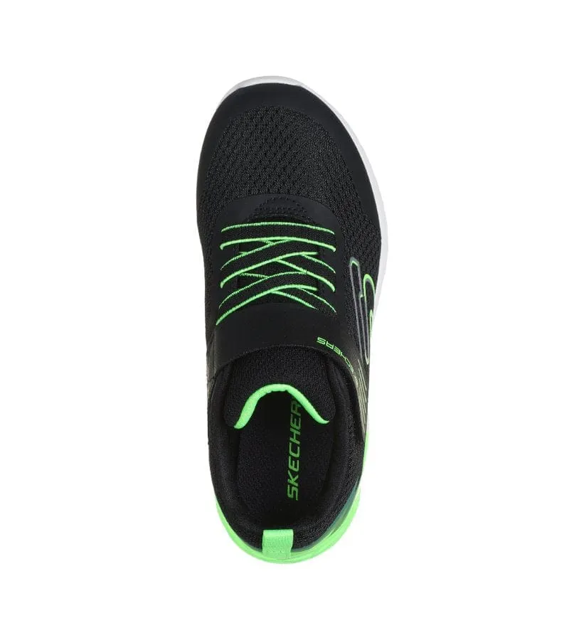 Skechers Boys Black Lightweight Trainer Microspec Max II - Vodrox 403932L