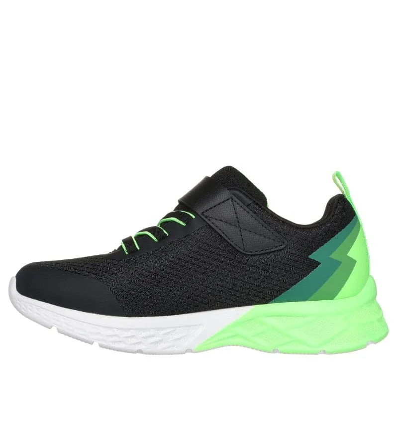 Skechers Boys Black Lightweight Trainer Microspec Max II - Vodrox 403932L