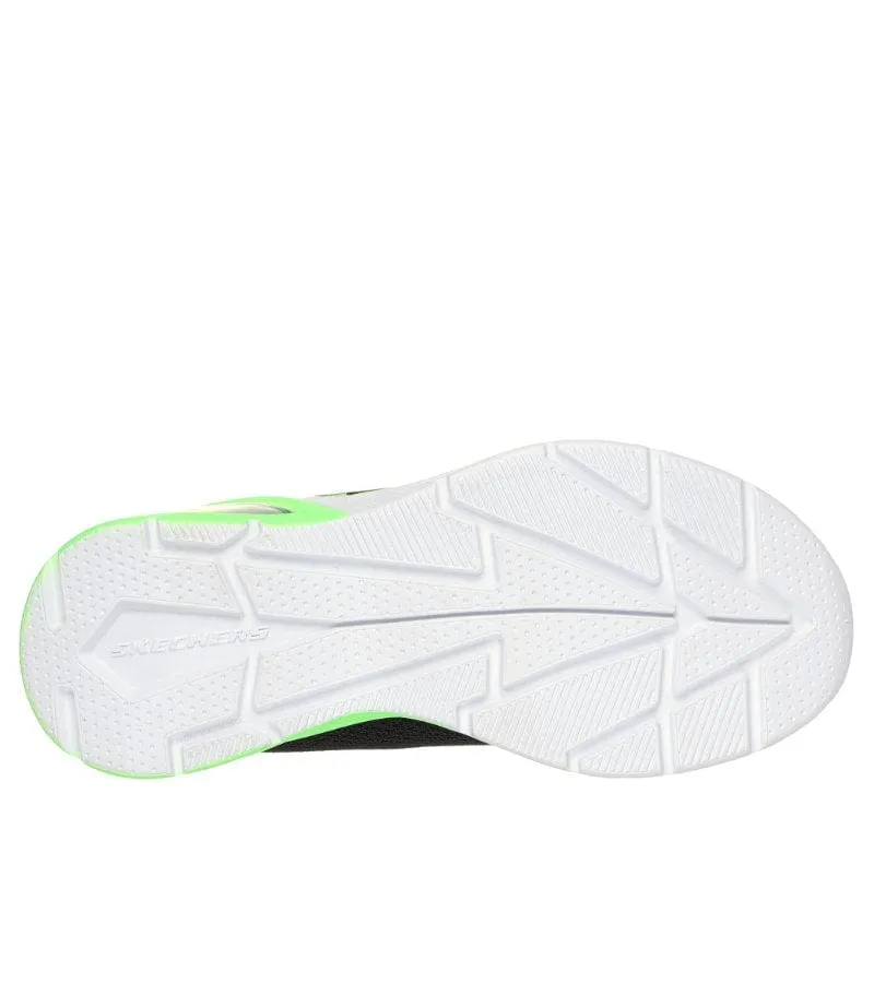 Skechers Boys Black Lightweight Trainer Microspec Max II - Vodrox 403932L