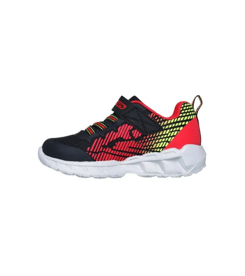 Skechers Infant Boys Red Magna - Lights - Grax Runners 401506N
