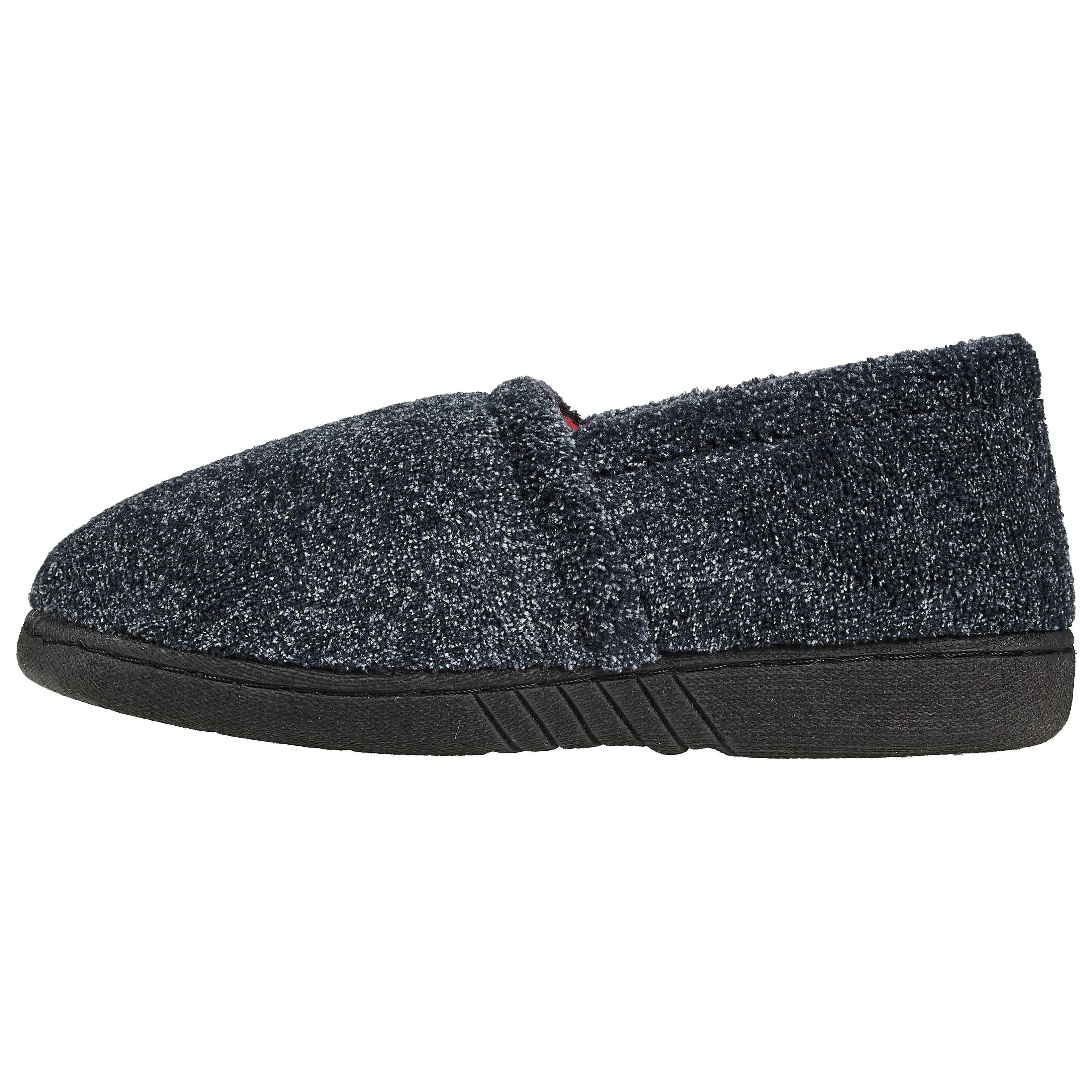 Skysole Boys 4-6 Marled Soft Terry A-Line Slippers