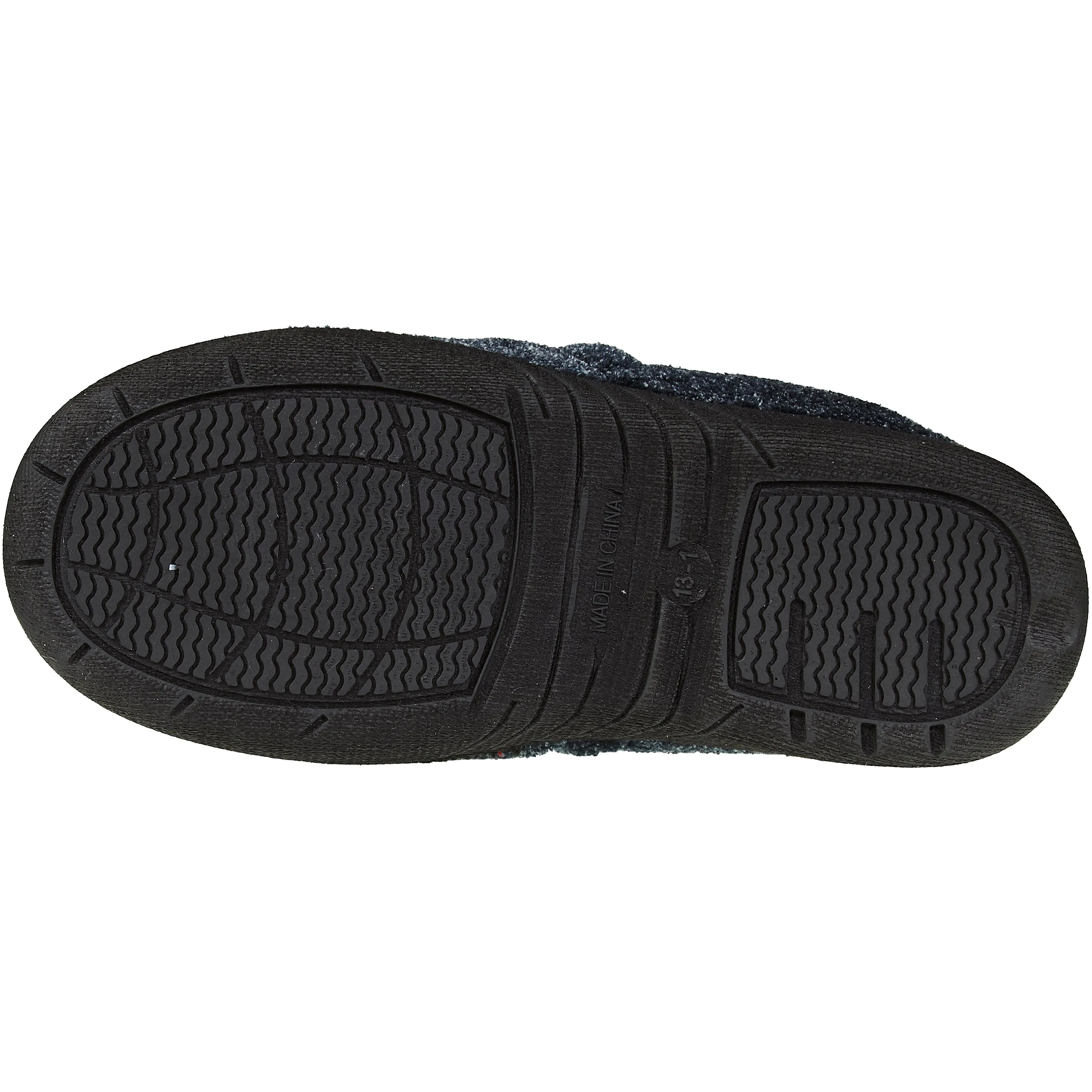 Skysole Boys 4-6 Marled Soft Terry A-Line Slippers