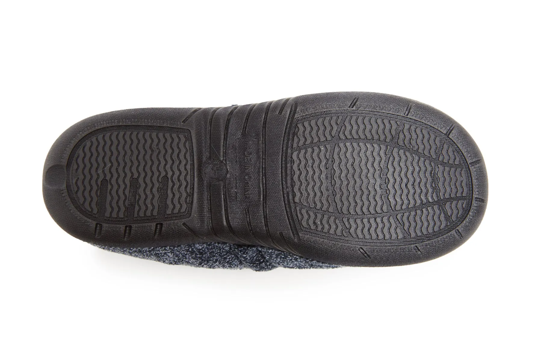 Skysole Boys 4-6 Marled Soft Terry A-Line Slippers