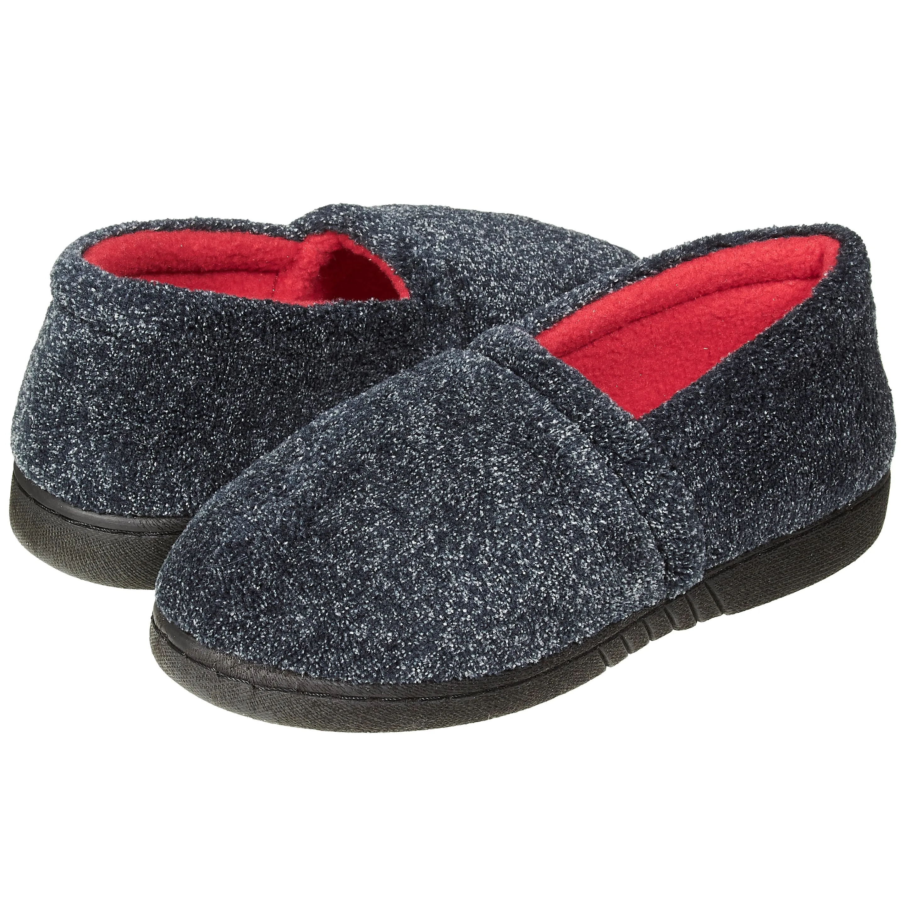 Skysole Boys 4-6 Marled Soft Terry A-Line Slippers