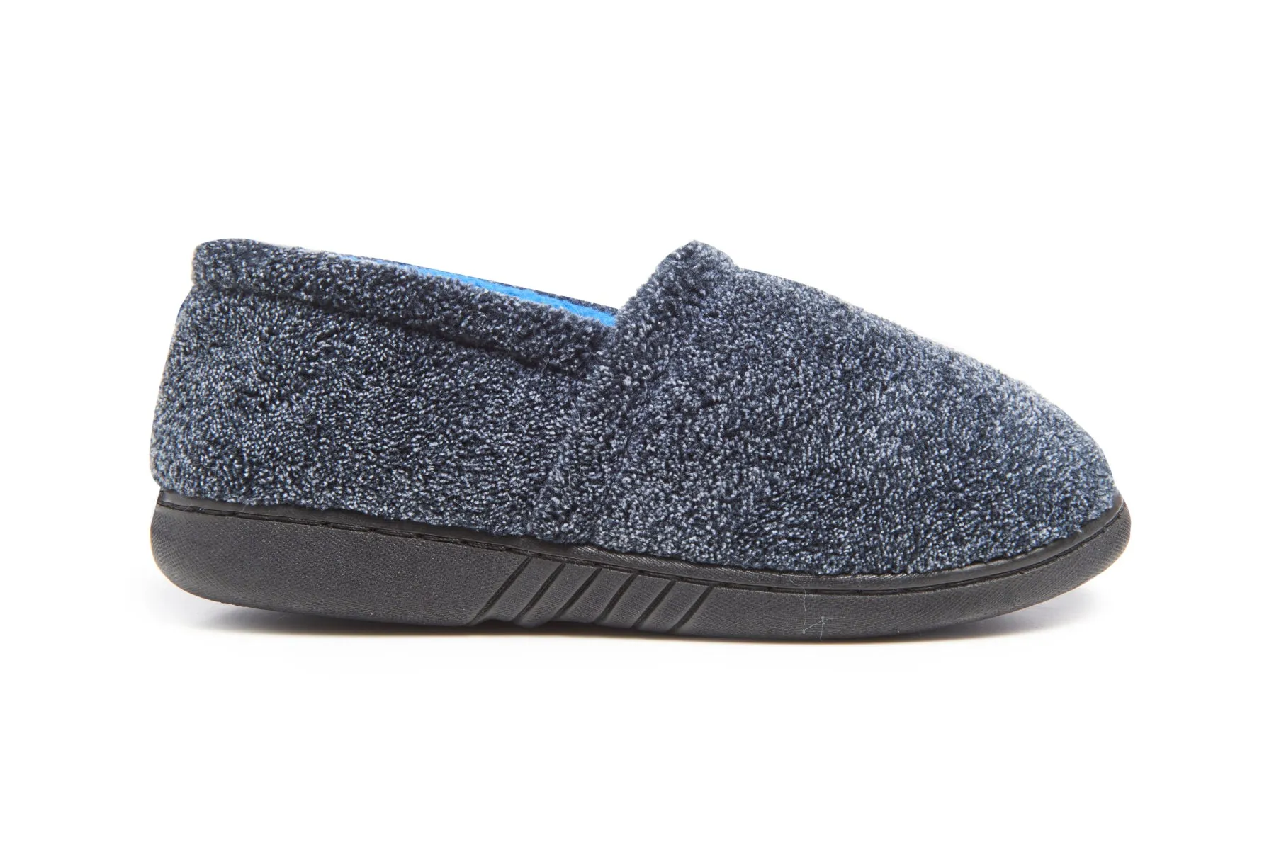 Skysole Boys 4-6 Marled Soft Terry A-Line Slippers