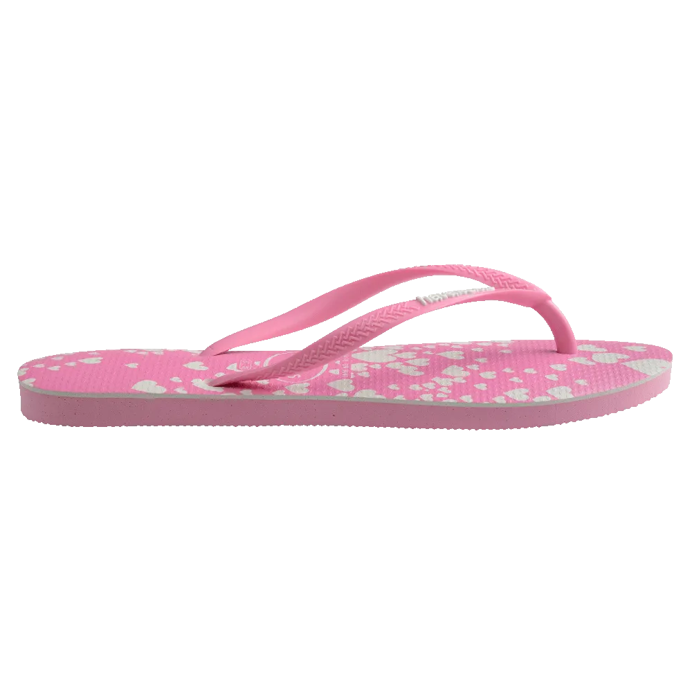 Slim Mini Hearts Flip Flops