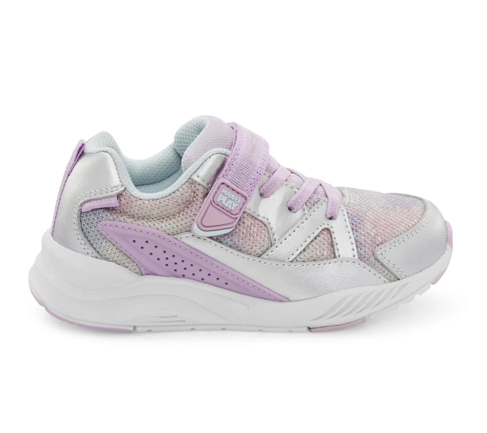 Stride Rite Made2Play Journey 2 Sneaker Grey Rainbow