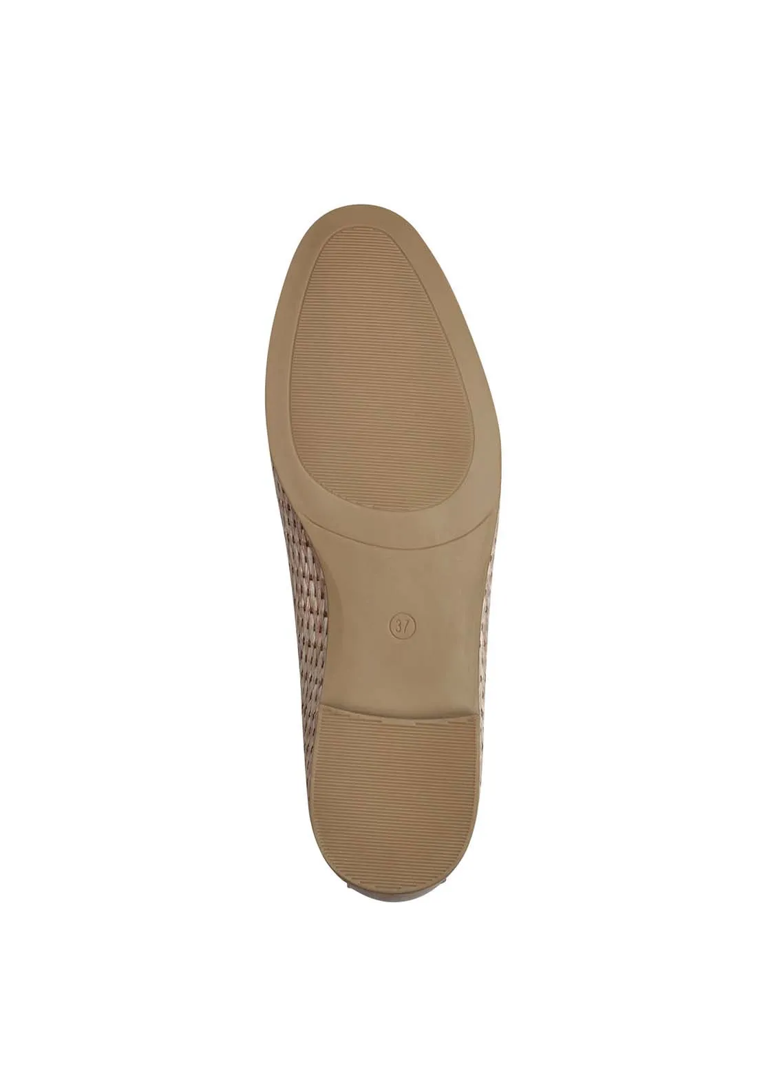 Tweed Natural Loafer - Powder