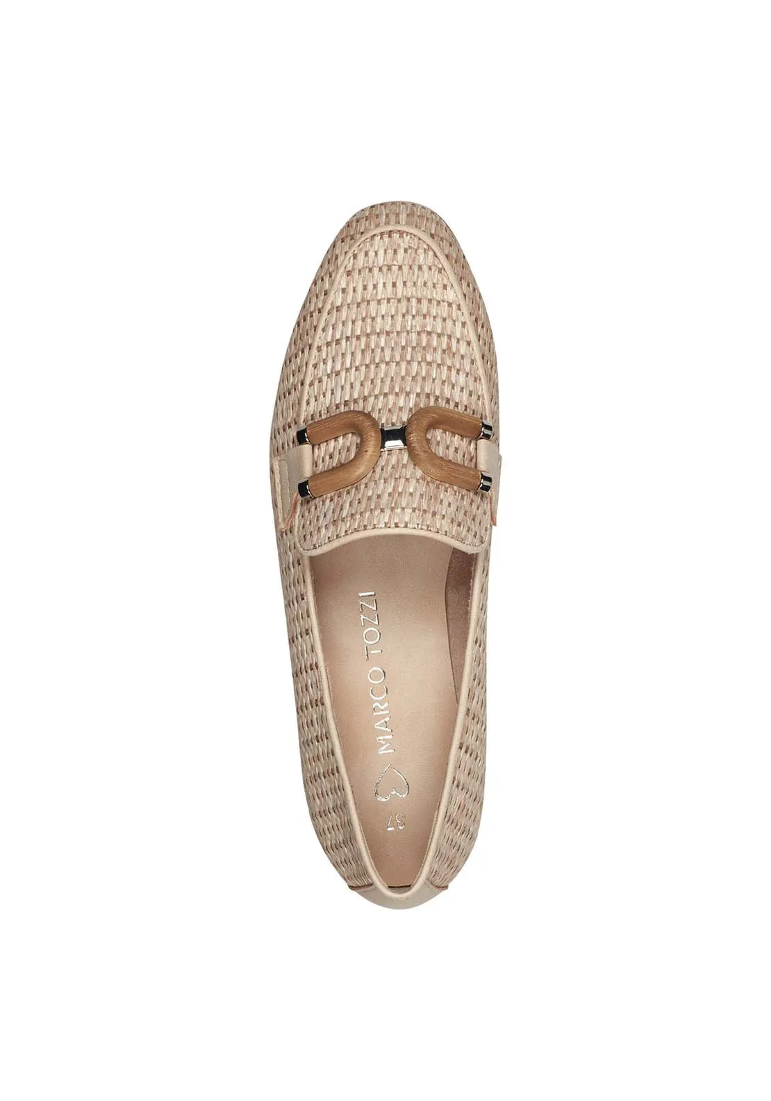 Tweed Natural Loafer - Powder