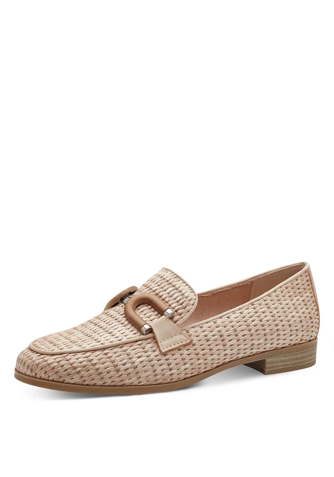 Tweed Natural Loafer - Powder