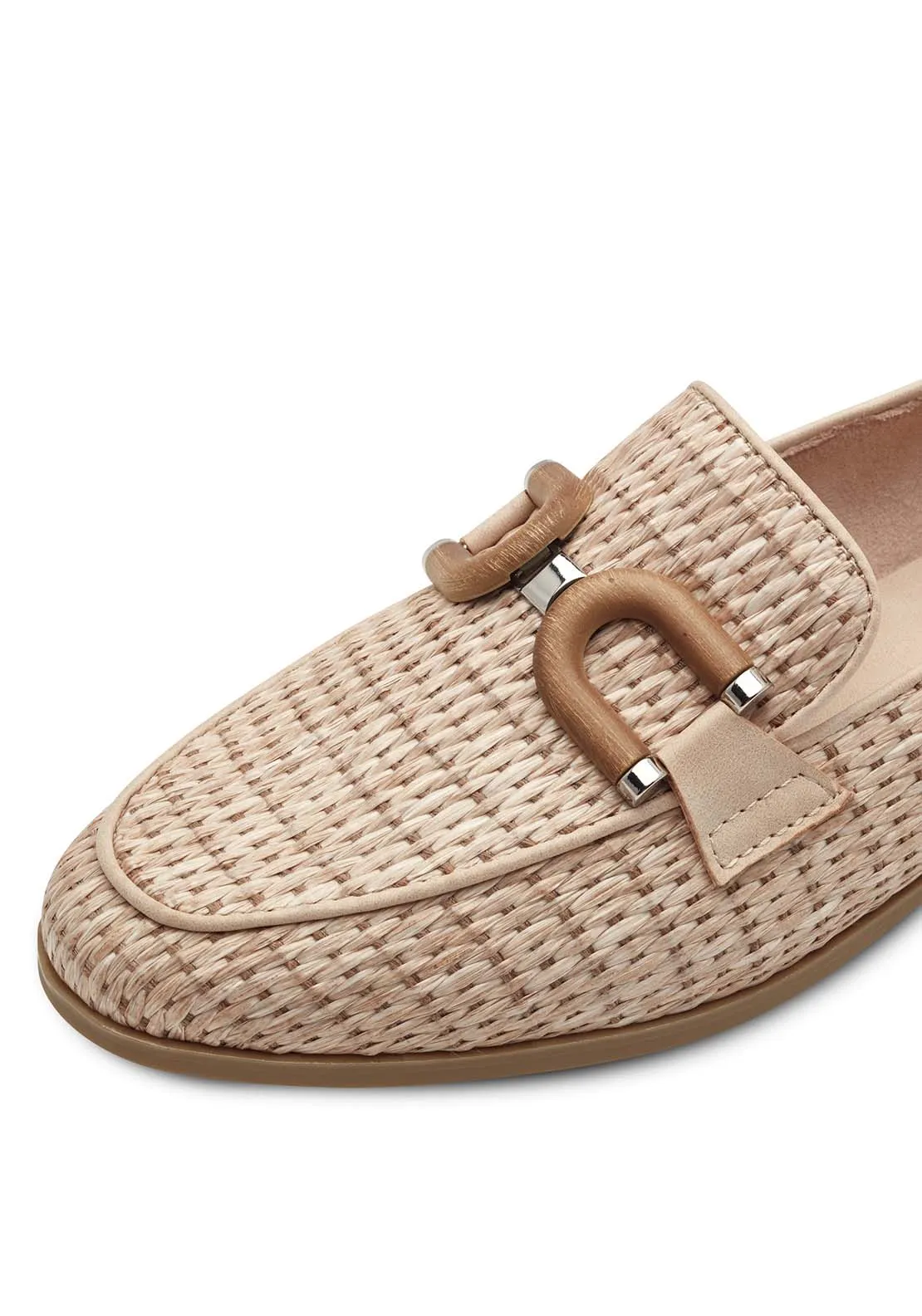 Tweed Natural Loafer - Powder