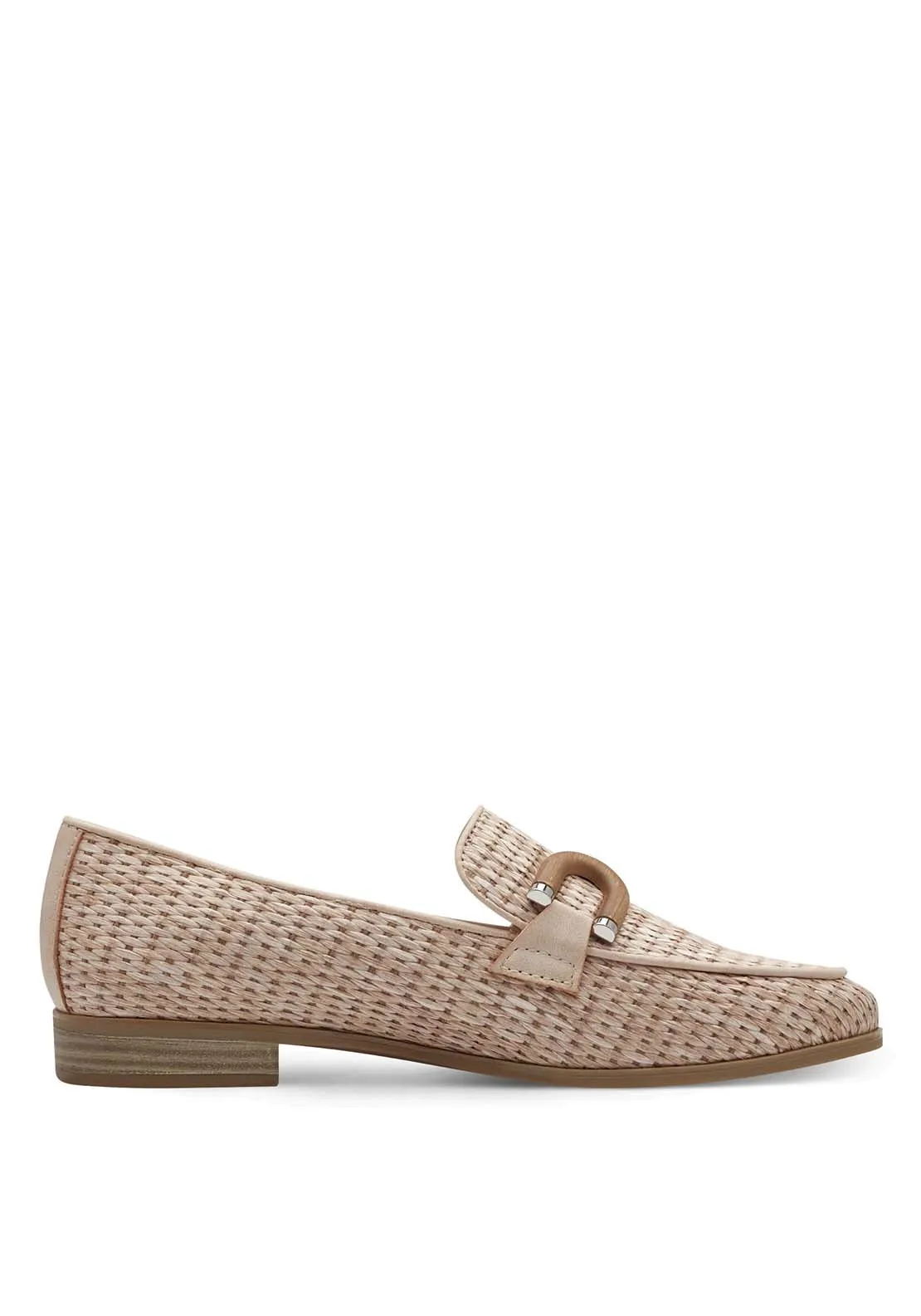 Tweed Natural Loafer - Powder