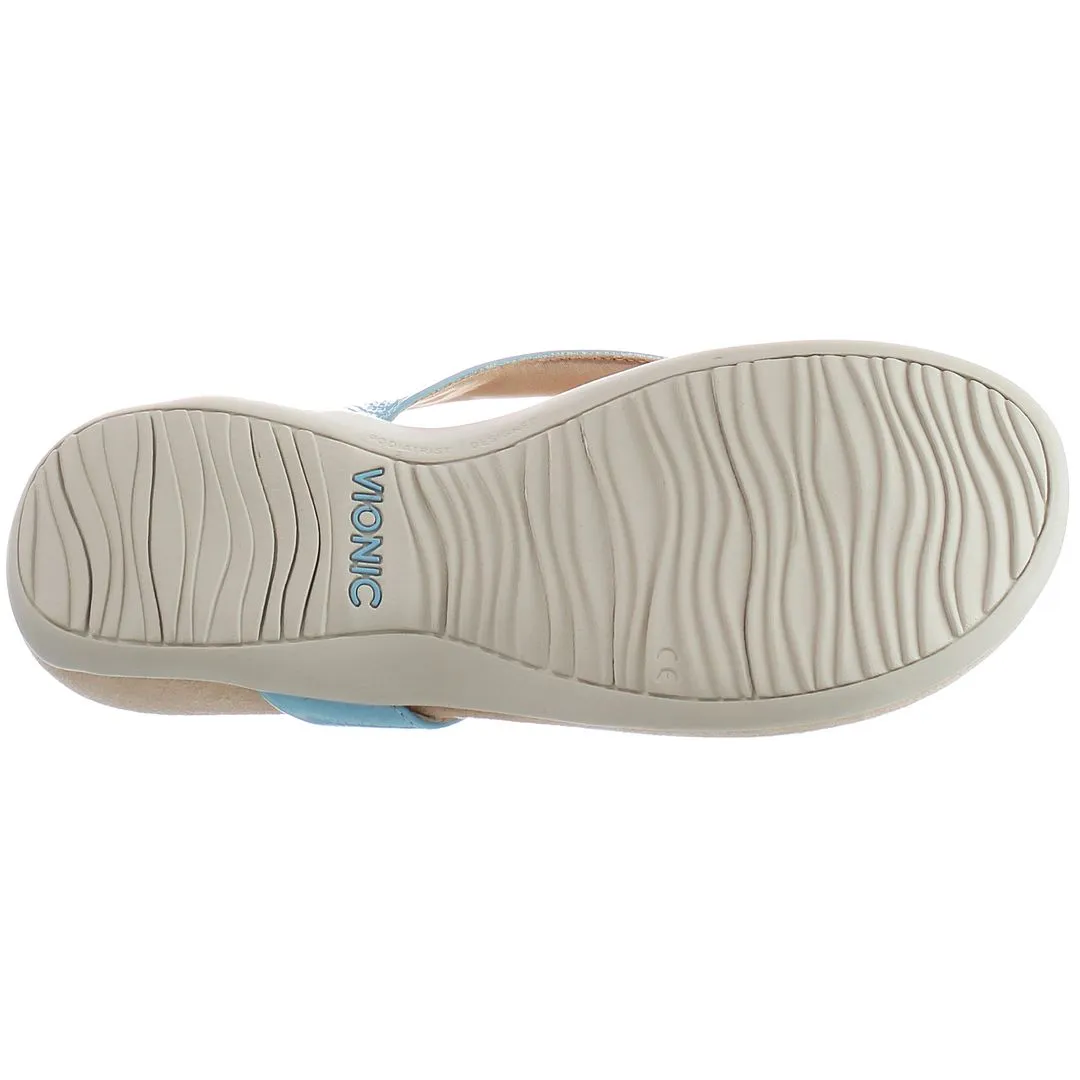 Vionic Dillon Womens Blue Flip-Flops