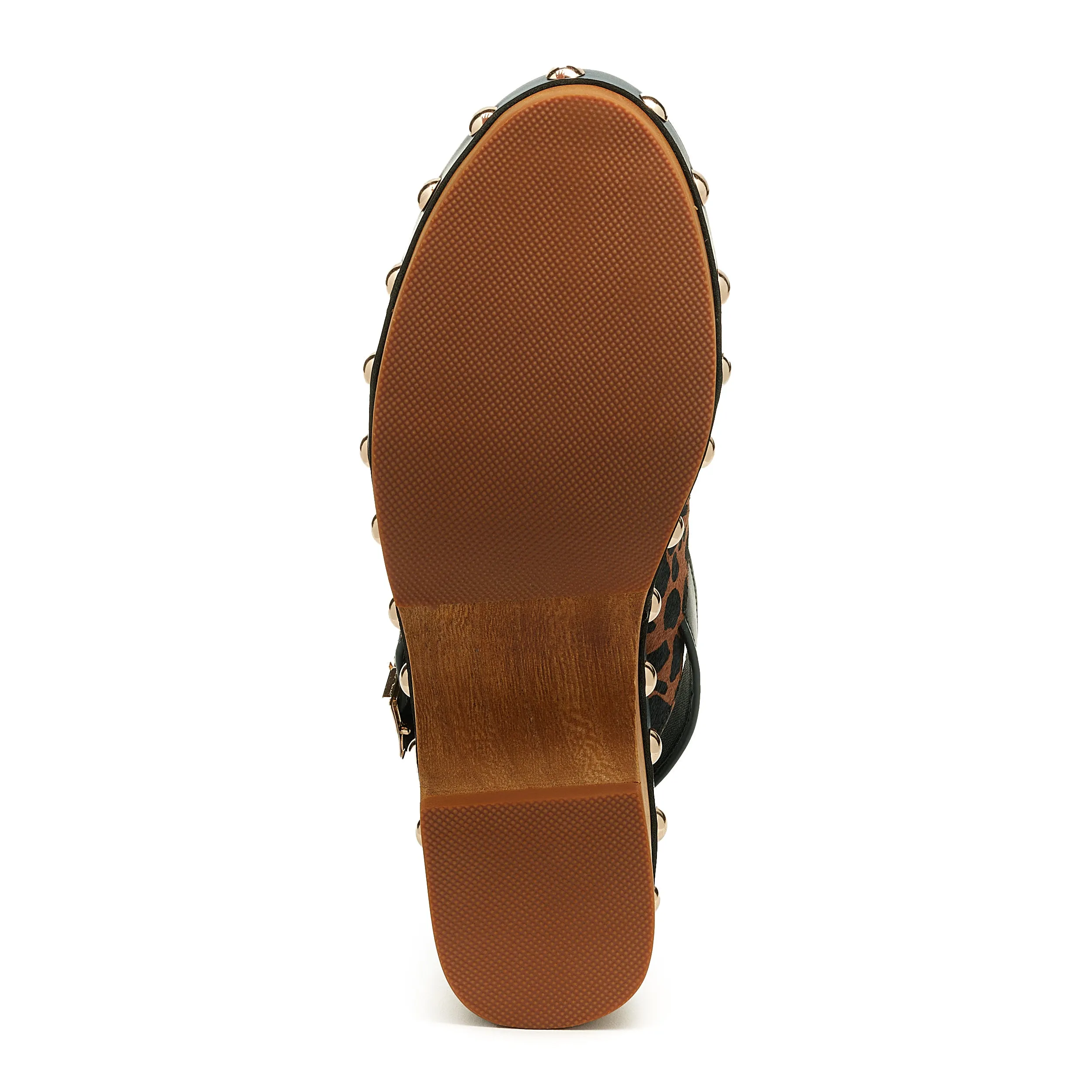 Warehouse Leopard Slingback Clog