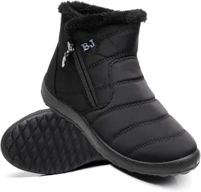 Women Men Lightweight Snow Boots Winter Anti-Slip Ankle Booties Waterproof Slip On Warm Fur Lined Sneaker Women Men Lightweight Snow Boots Winter Anti-Slip Ankle Booties Waterproof Slip On Warm Fur Lined Sneaker
