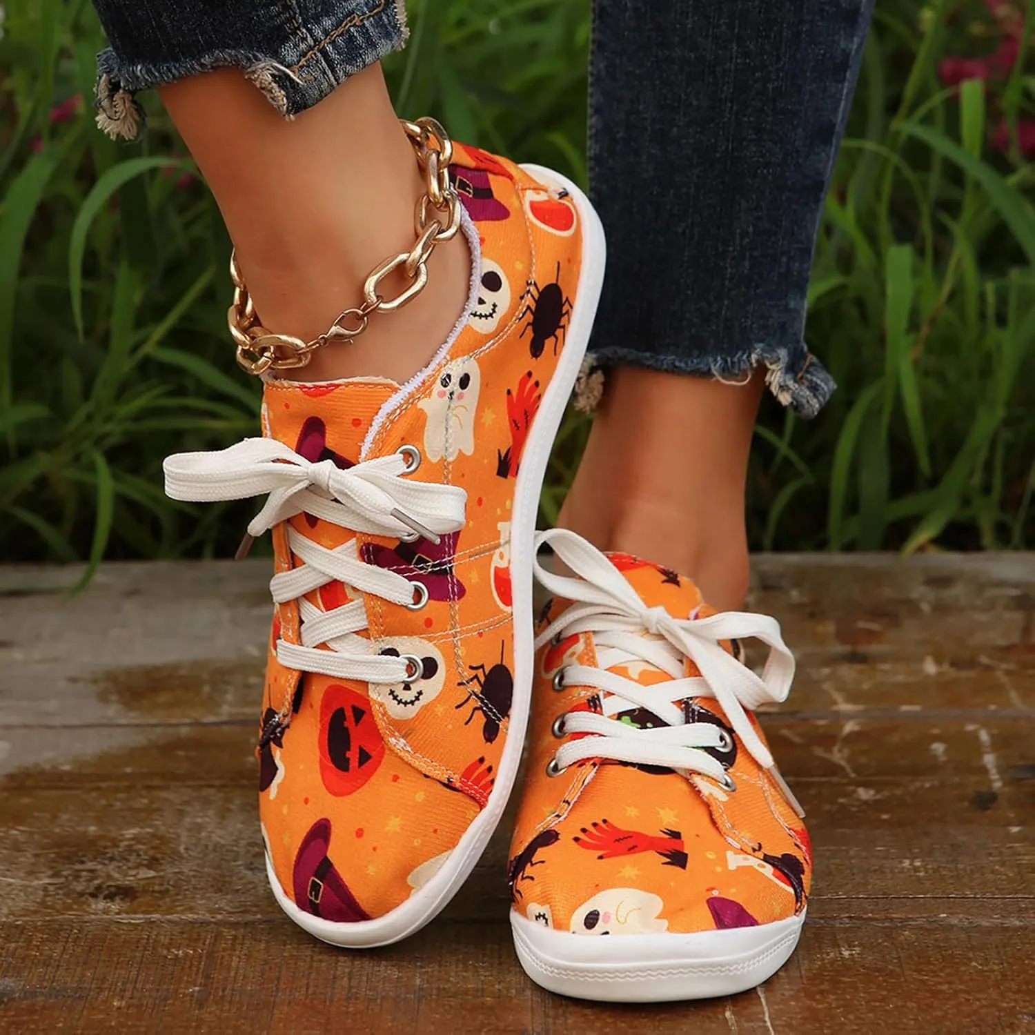 Women's Sneakers Casual Shoes Walking Breathable Soft Shoes Canvas Shoe Walking Shoe Slip on