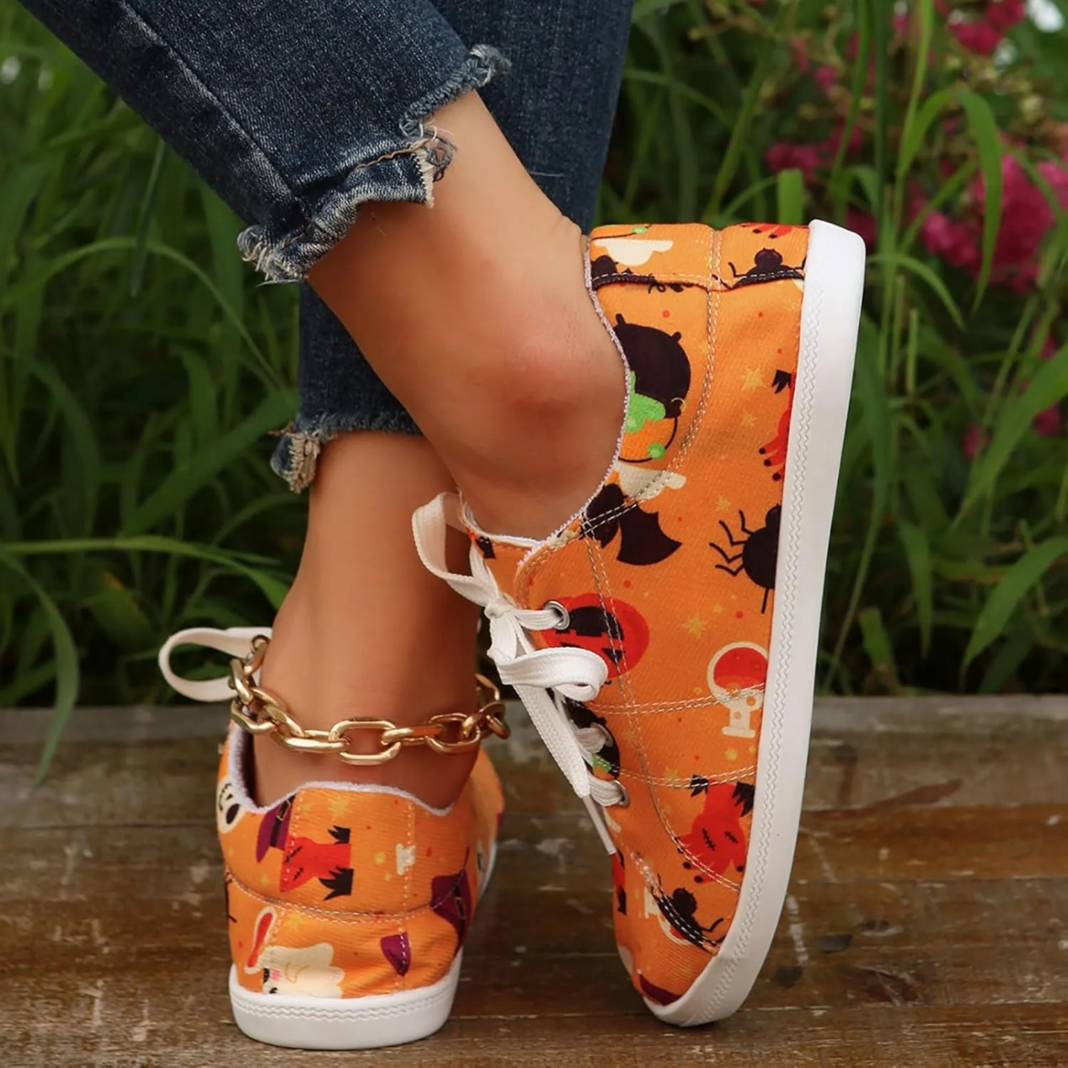 Women's Sneakers Casual Shoes Walking Breathable Soft Shoes Canvas Shoe Walking Shoe Slip on